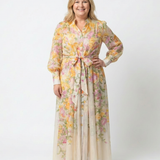 Robe Maxi Florale Transparente Cécile