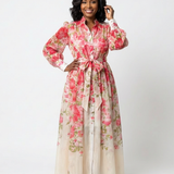 Robe Maxi Florale Transparente Cécile