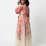 Robe Maxi Florale Transparente Cécile