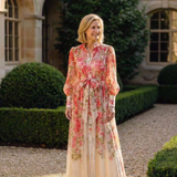Robe Maxi Florale Transparente Cécile