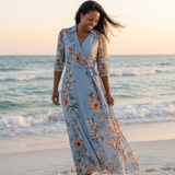 Robe Maxi Portefeuille Éloïse
