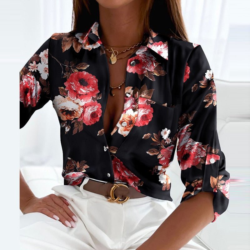 Blouse Élégante avec Col Emmy
