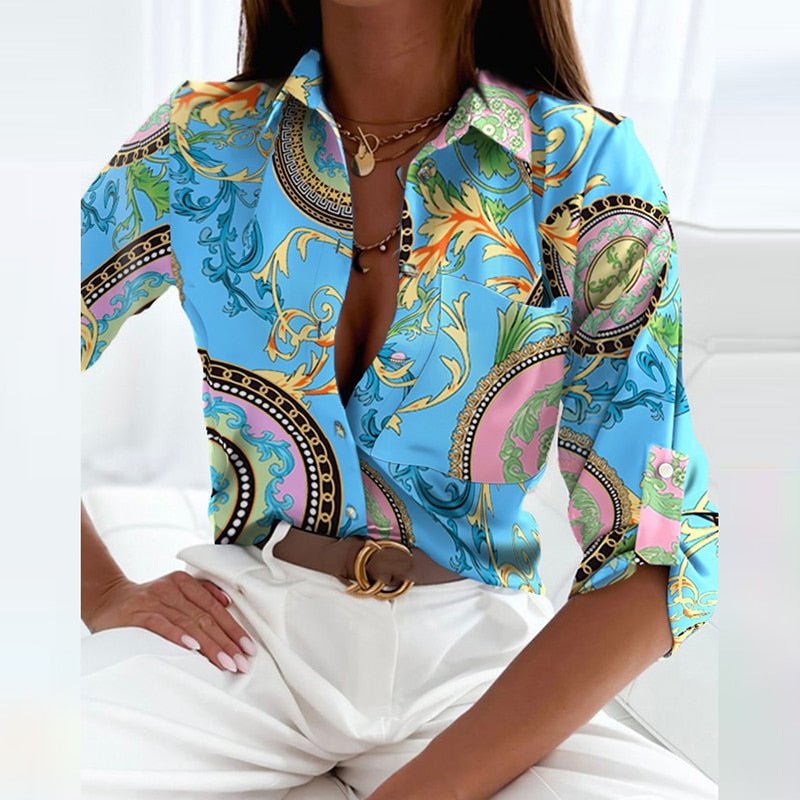 Blouse Élégante avec Col Emmy